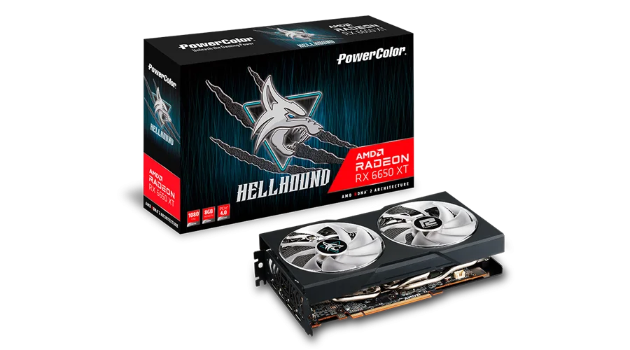 PowerColor Hellhound AMD Radeon RX 6650 XT 8GB GDDR6
